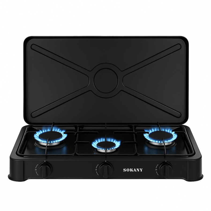 Плита газовая наст на 3 комфортки SK-07003