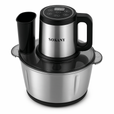 Багатофункціональний подрібнювач-блендер Sokany SK-06035, 3.5 л, 600 Вт, LCD-дисплей, 6 в 1