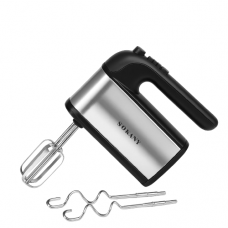 Ручний електричний міксер Sokany SK-6637, 400 Вт, 5 швидкостей, 2 комплекти насадок