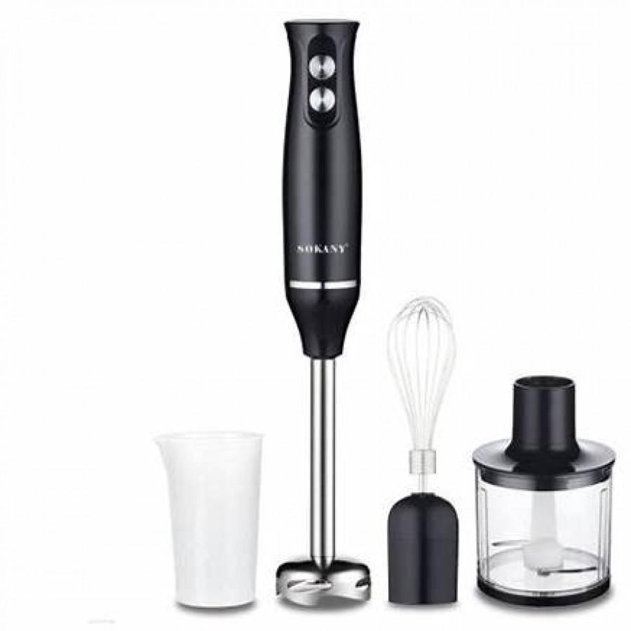 Занурювальний блендер Sokany 4 в 1, 500 Вт, 2 швидкості SK-1710-4