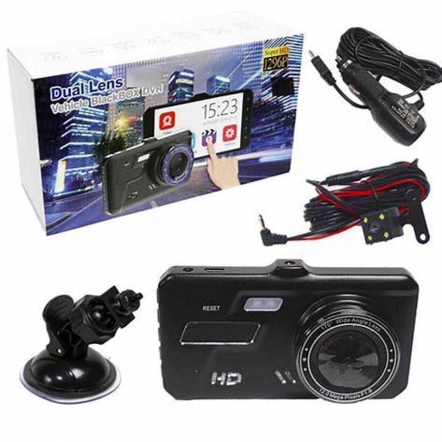 Видеорегистратор A11 (309) с сенсорным дисплеем 4", Full HD 1080p, 2 камеры, G-сенсор, ночное видение