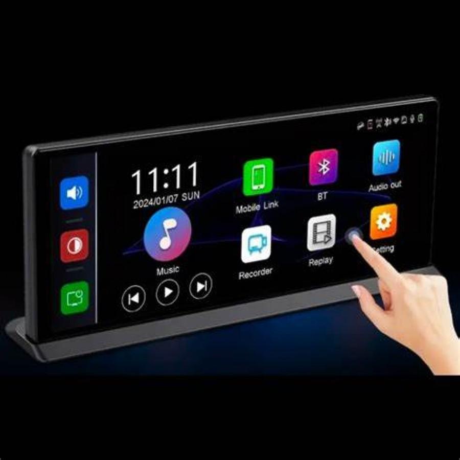 Видеорегистратор на торпеду 10" Android 8.1, 2GB+32GB, 4G, GPS, Wi-Fi, ADAS, две камеры