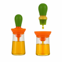 Диспенсер W31 для масла и уксуса с силиконовой кисточкой (ёмкость, дозатор, крышка-пипетка)