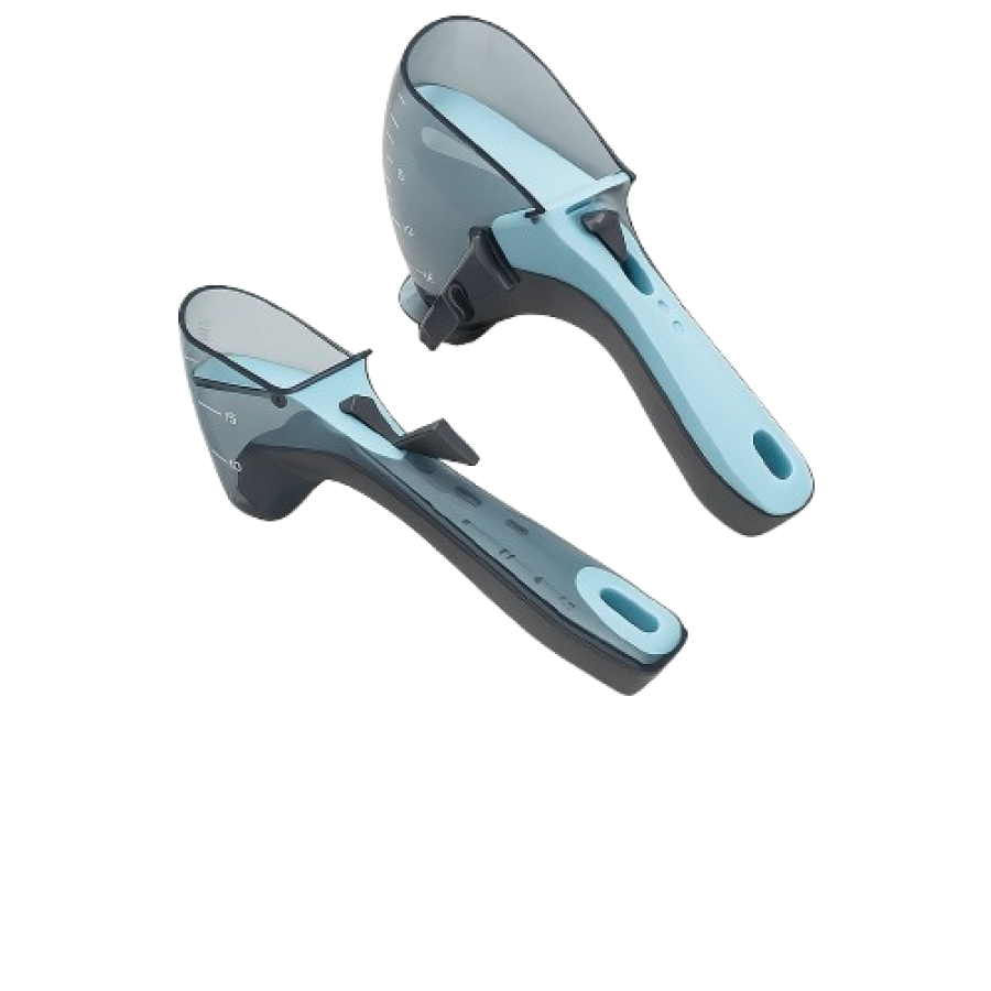 Регульовані мірні ложки WM-52 (Adjustable Measuring Spoon, універсальні, з поділками)