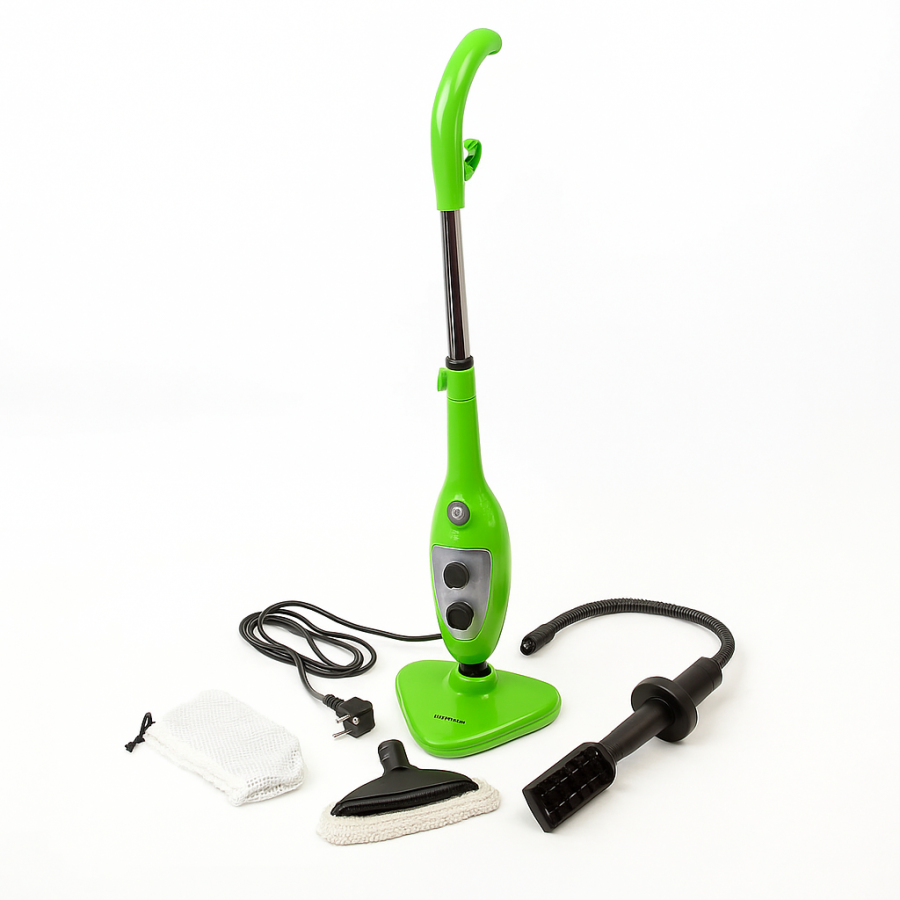 Паровая швабра Steam Cleaner X5 MOP 5 в 1 H2O с насадками, отпариватель и пароочиститель