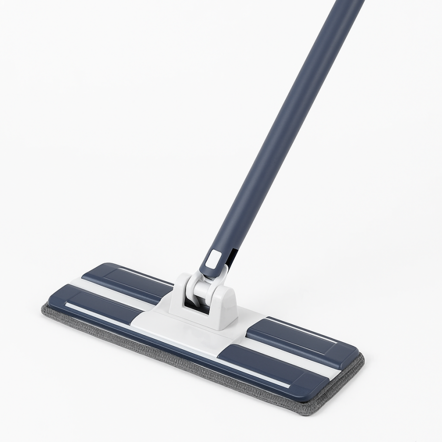 Швабра Aurora LY-18 с отжимом и плоской платформой для сухой и влажной уборки