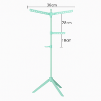 Сушарка для білизни Folding Coat Hanger — двоярусна вішалка 155 см, складана