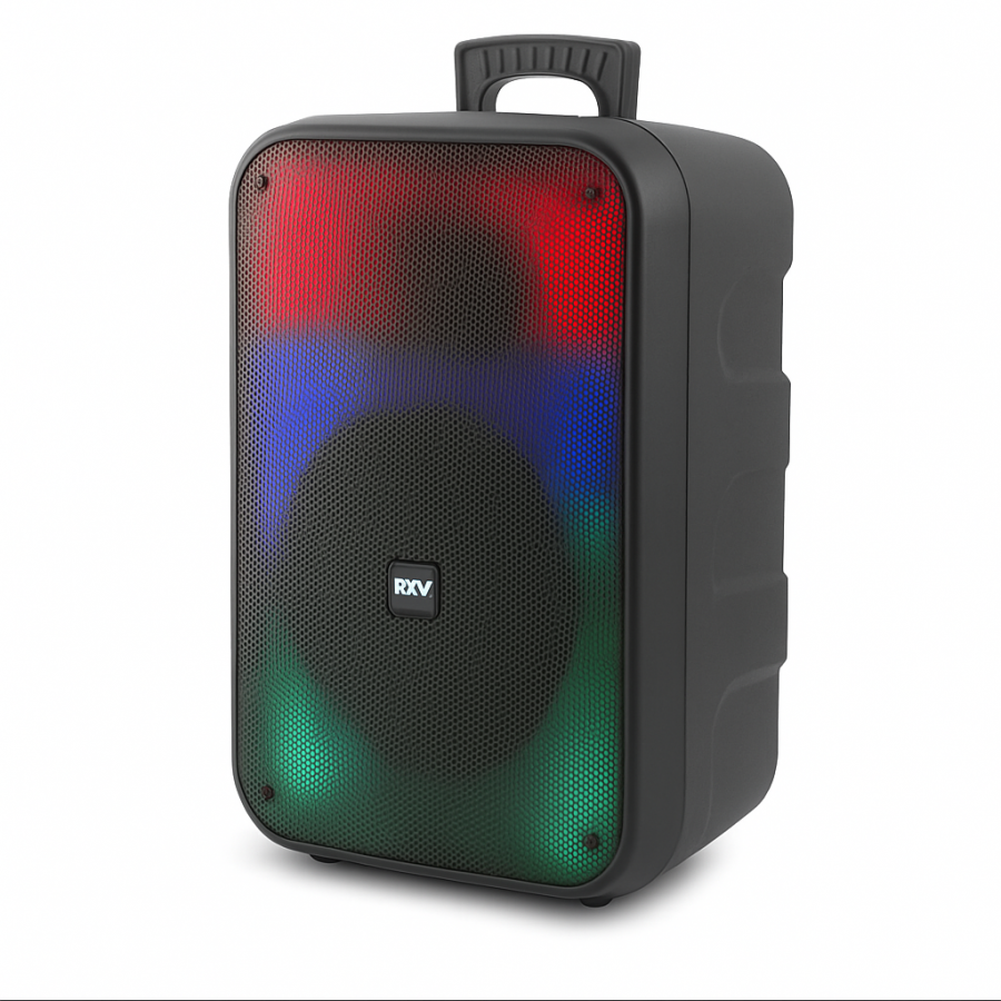 Акустична система RX-1228W 12" з підсвічуванням, мікрофоном та пультом - Bluetooth колонка 20 Вт