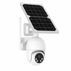 Камера видеонаблюдения PTZ WiFi TQ2 с солнечной панелью (ICSEE, автономная, уличная)
