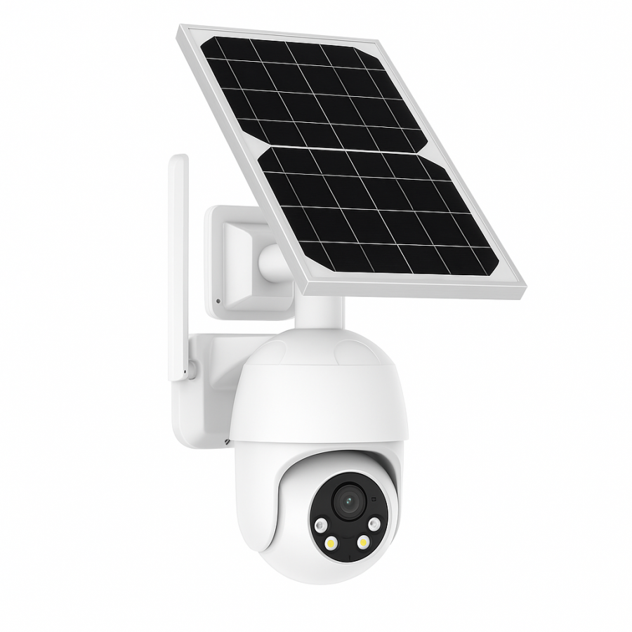 Камера відеоспостереження PTZ WiFi TQ2 із сонячною панеллю (ICSEE, автономна, вулична)