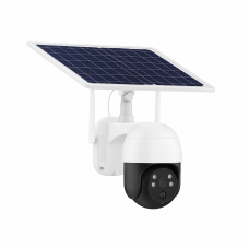 Камера видеонаблюдения PTZ WiFi TQ5 (ICSEE, солнечная панель, уличная, автономная)