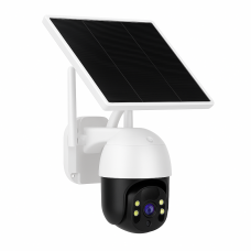 Камера видеонаблюдения PTZ WiFi Y000 с солнечной панелью (V380PRO, уличная, автономная)