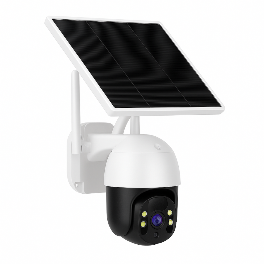 Камера відеоспостереження PTZ WiFi Y000 із сонячною панеллю (V380PRO, вулична, автономна)