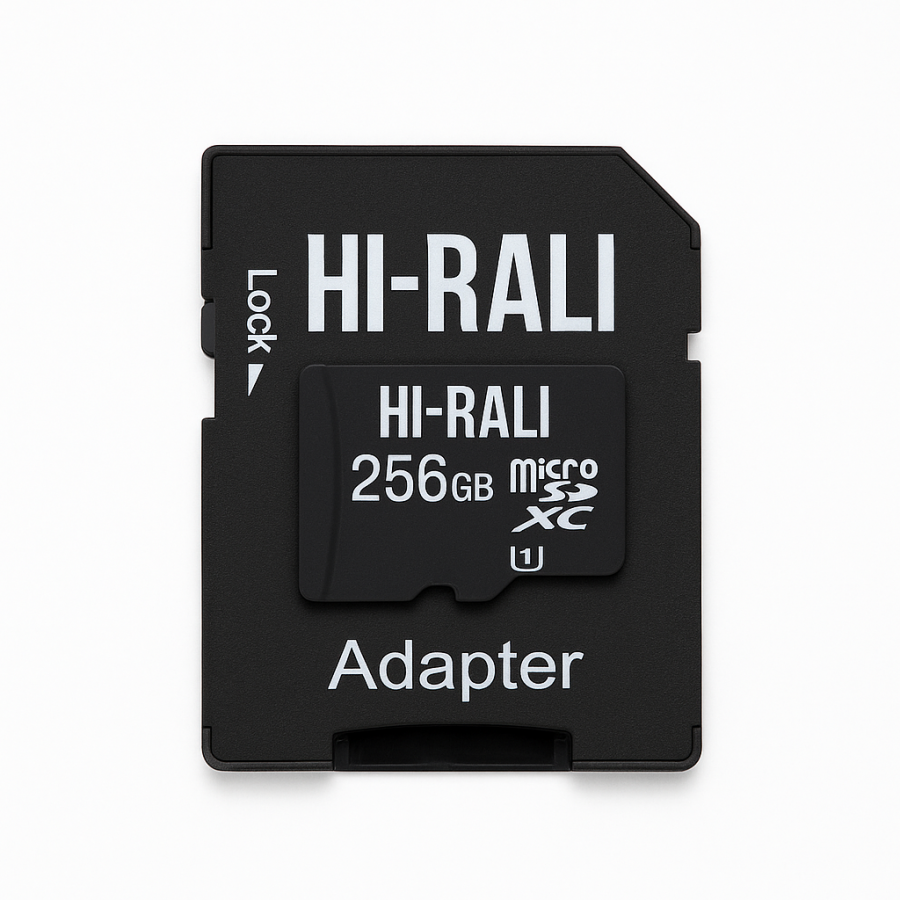 Карта пам'яті microSDHC 256GB HI-RALI Class 10 (UHS-3, з адаптером)