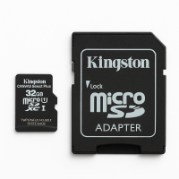 Карта пам'яті microSDHC 32GB Kingston Canvas Select Plus (Class 10, UHS-I, адаптер у комплекті)