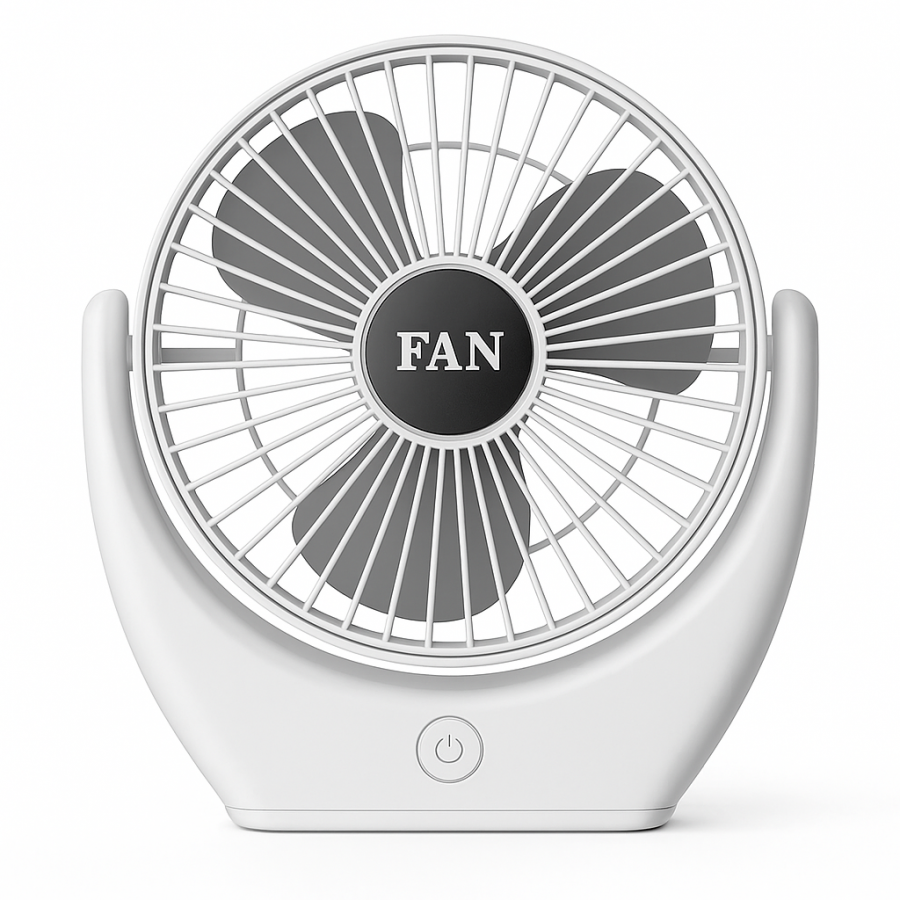 Портативний настільний вентилятор LY-853, 5 Вт, USB, 20×20×10 см