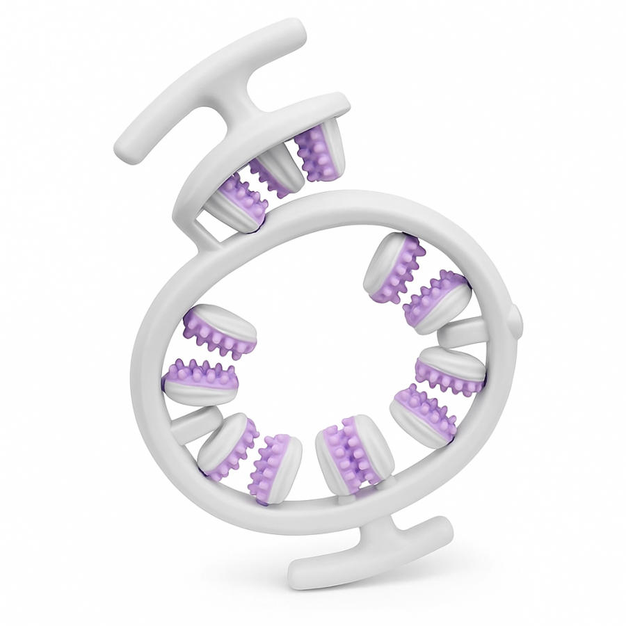 Антицелюлітний роликовий масажер LY-348 для шиї, спини, рук та ніг