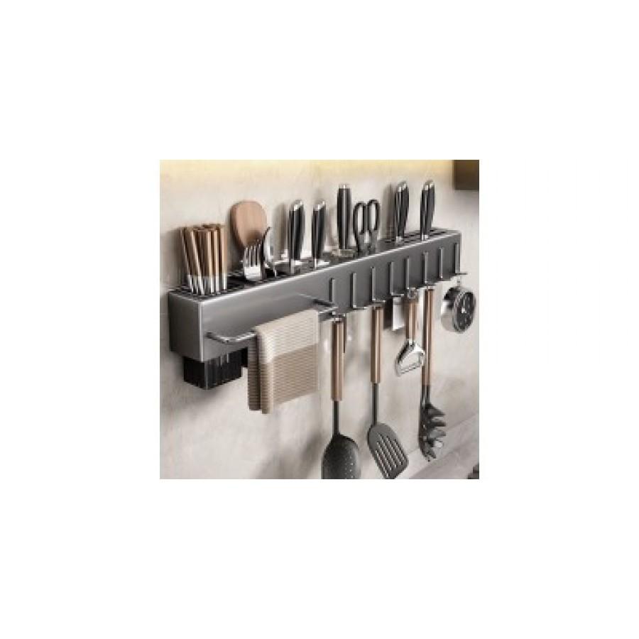 Настінна полиця-органайзер для кухні SKLM-5 (металева, 50 см)