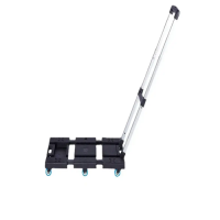 Складная платформенная тележка SH-200 (алюминиевая, 6 колес, 100 см)