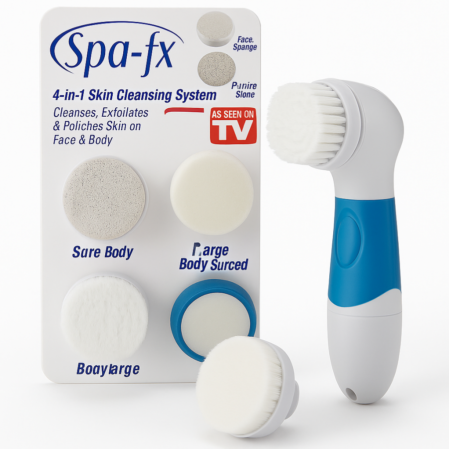 Набор для умывания Spa Fx 4-в-1 (очистка лица и тела, сменные насадки)