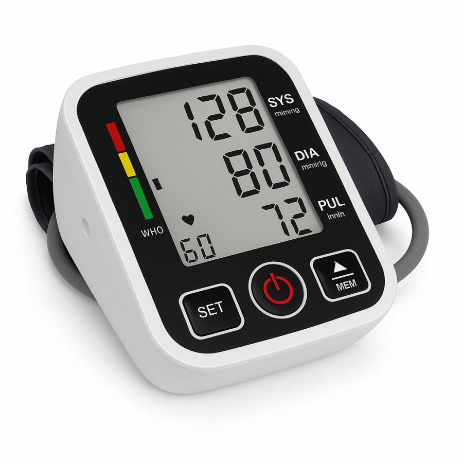 Автоматичний тонометр Electronic Blood Pressure Monitor LY-86 (білий, на плече)
