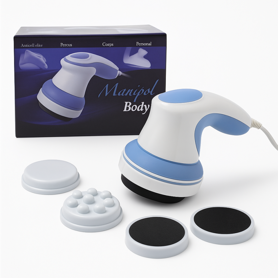 Массажёр Manipol Body MA01 (универсальный, 4 насадки, антицеллюлитный)