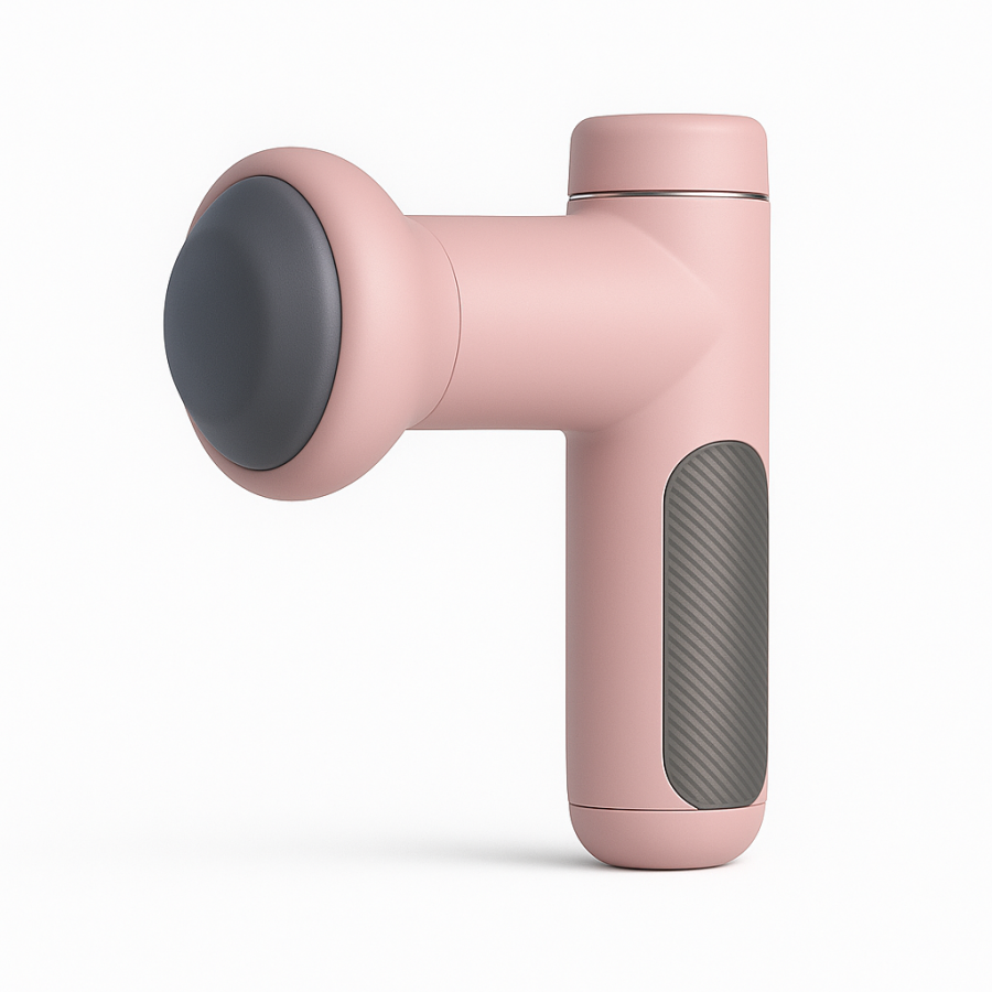 Масажер для тіла DEEP ROLLING MASSAGER HS-009 - бездротовий перкусійний масажер з 5 насадками