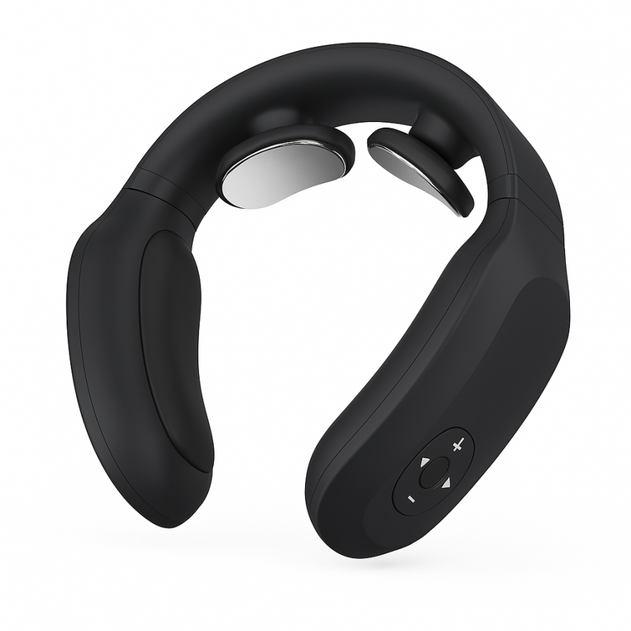 Массажёр для шеи M12/XBL-8605 — умный электрический массажёр с функцией прогрева и TENS-импульсами