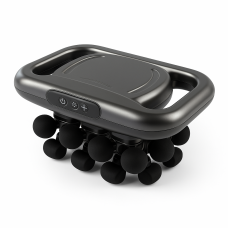 Перкусійний масажер для тіла RT-608 - потужний ручний масажер з 12 головками та ергономічною ручкою