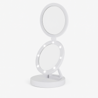 Складное круглое зеркало с LED-подсветкой Large LED Mirror WO-29 (5-кратное увеличение)