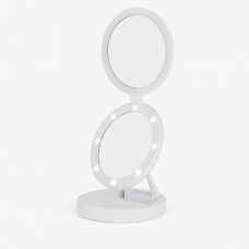 Складне кругле дзеркало з LED-підсвічуванням Large LED Mirror WO-29 (5-кратне збільшення)