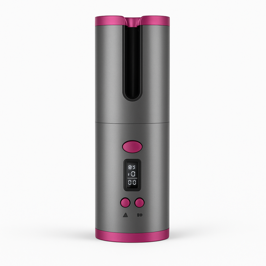 Автоматические беспроводные бигуди Ramindong WM-002 с дисплеем — щадящая завивка волос без перегрева