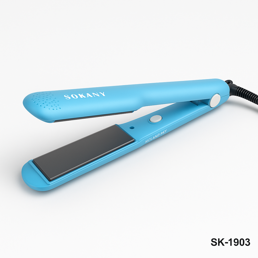 Утюжок для волос SOKANY SK-1903 с керамическим покрытием — выпрямитель для влажных и сухих волос