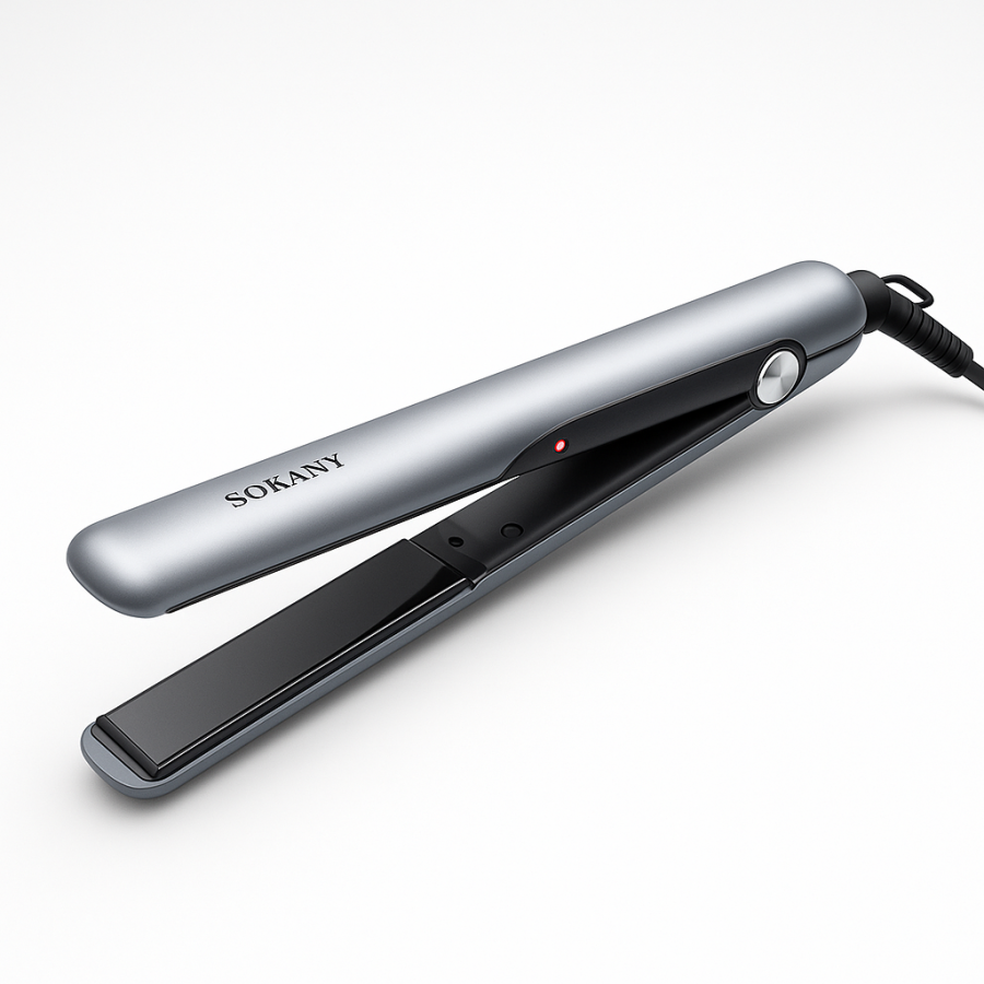 Утюжок для волос SOKANY SK-1924 с керамическим покрытием и быстрым нагревом до 988°F — профессиональный выпрямитель