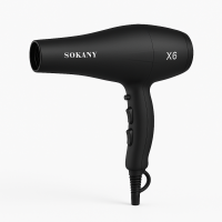 Фен Sokany X6 - 3000 Вт, 2 насадки, 2 швидкості, 3 режими
