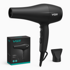 Фен VGR V-450 - професійний, 3000 Вт, 2 насадки, 2 швидкості, 3 режими
