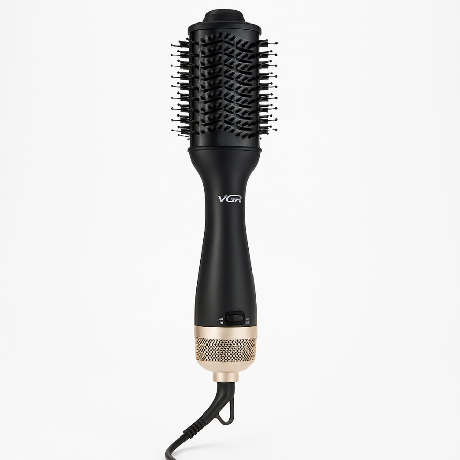 Фен-гребінець VGR V-492 — 2 в 1, сушіння та укладання, овальна щітка
