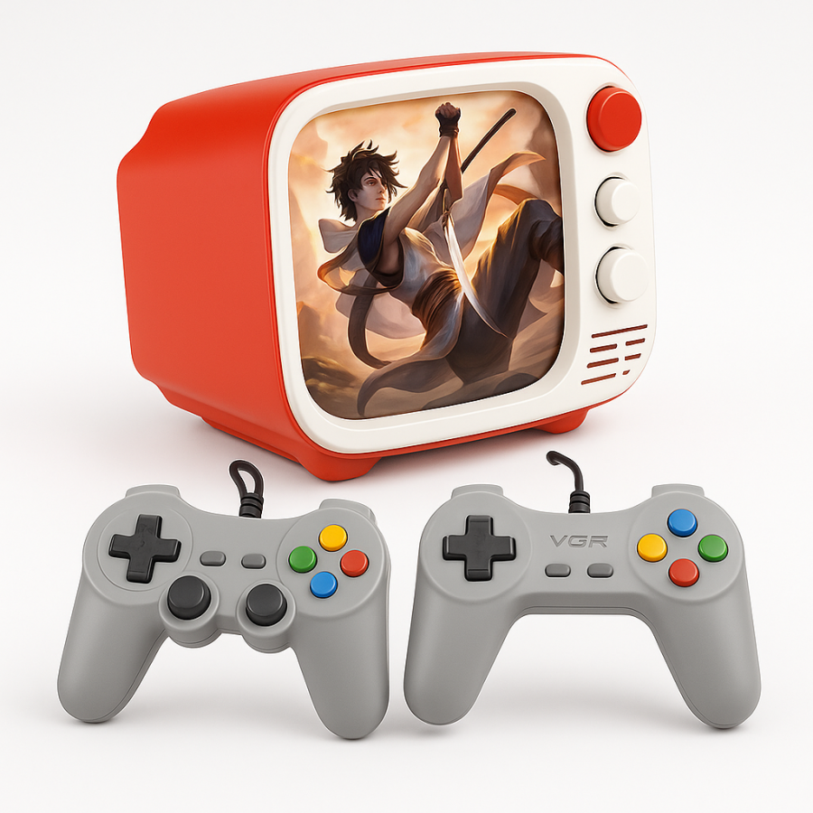 Ігрова консоль H7 Mini TV Retro - з екраном, 2 джойстики, 740 вбудованих ігор