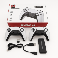 Игровая приставка Gamepad 4K — 2.4G беспроводная, 2 геймпада, 4K HDMI, ретро игры