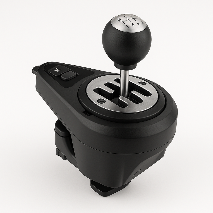 Ігрове кермо PXN V10 - симулятор водіння з педалями та коробкою передач, PC/PS4/XBOX/SWITCH