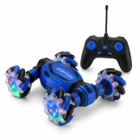 Машинка перевёртыш на радиоуправлении A8863-145/146 Stunt Car с LED и пультом ДУ