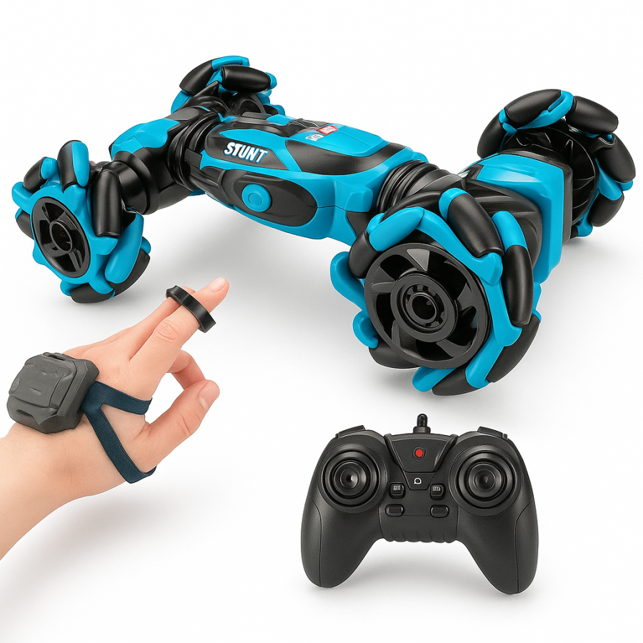 Машинка перевёртыш Racing STUNT 666-809BA с пультом и управлением на руку