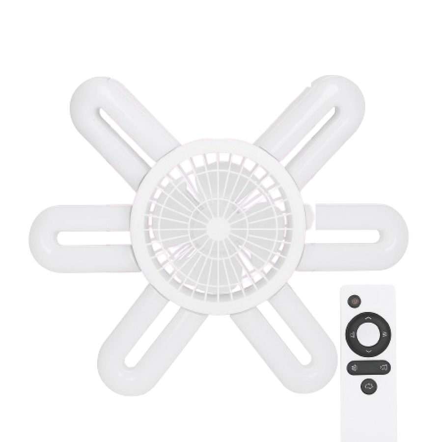 Лампа-вентилятор E28 з пультом керування, 60W, цоколь E27