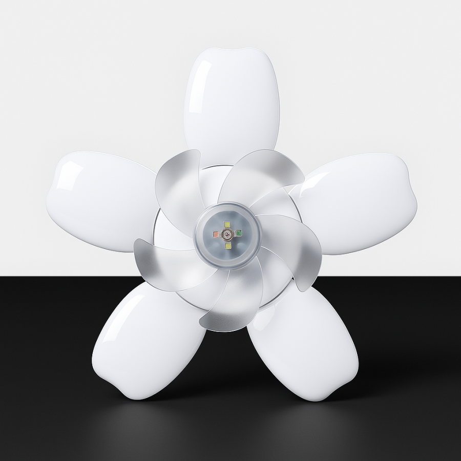 Лампа-вентилятор E29 з пультом, 50W, цоколь E27