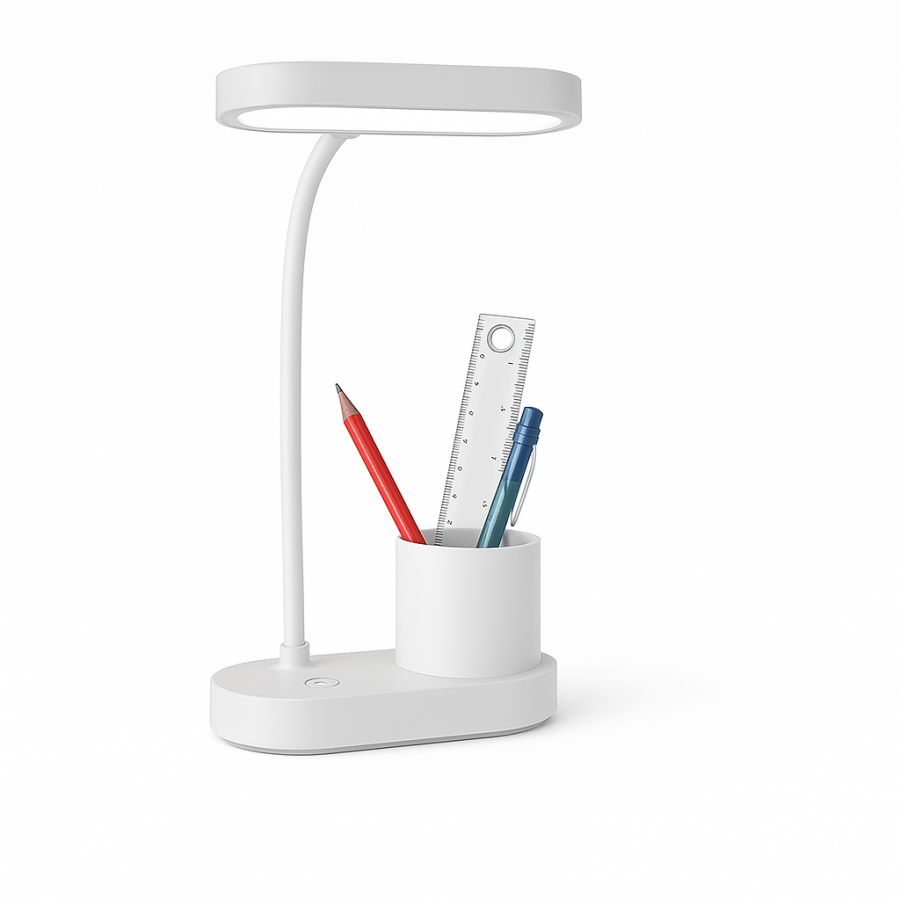 Настольная LED лампа DIGAD 1951 с органайзером, сенсором и аккумулятором 6000 мАч