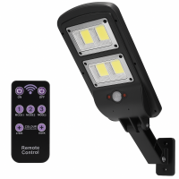 Уличный прожектор LL-68T с солнечной панелью, датчиком движения и пультом (LED)