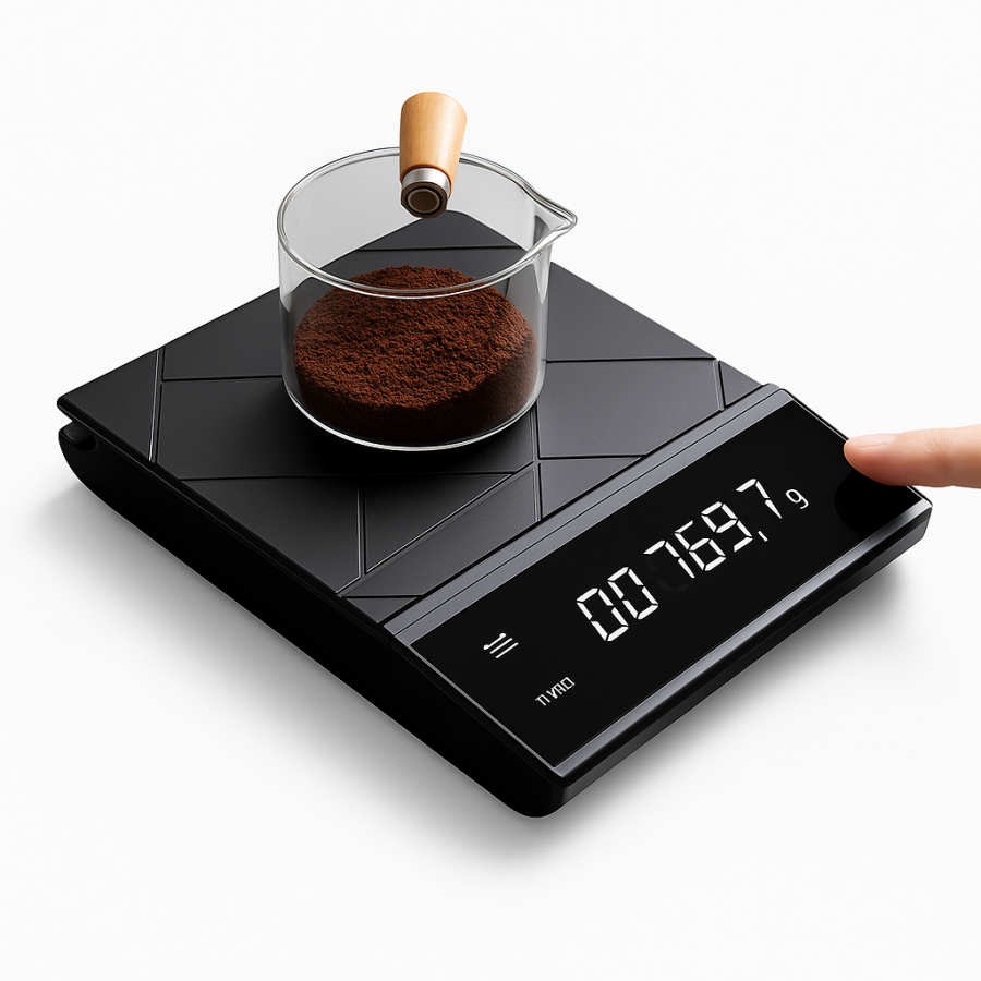 Точные кухонные весы с таймером и сенсорным управлением (до 5 кг)