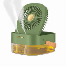 Вентилятор-зволожувач1253 Small Fan Spray - настільний, USB, з розпилювачем