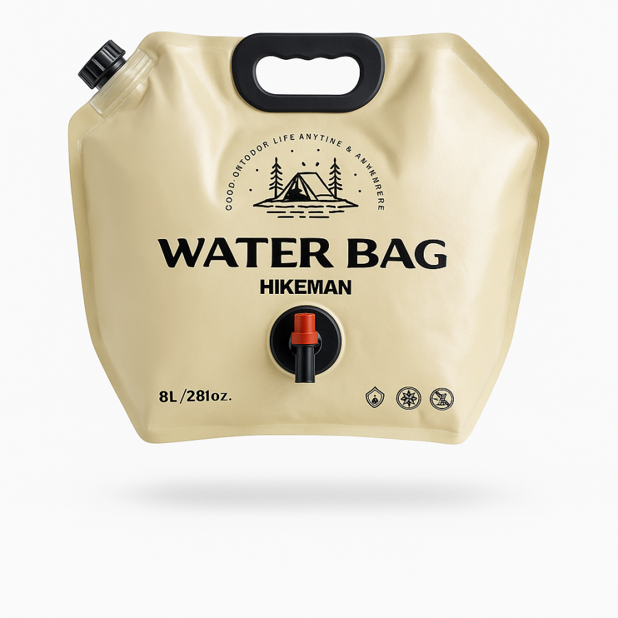 Складна сумка для води AND-1 Water Bag на 8 л з краником для кемпінгу та туризму