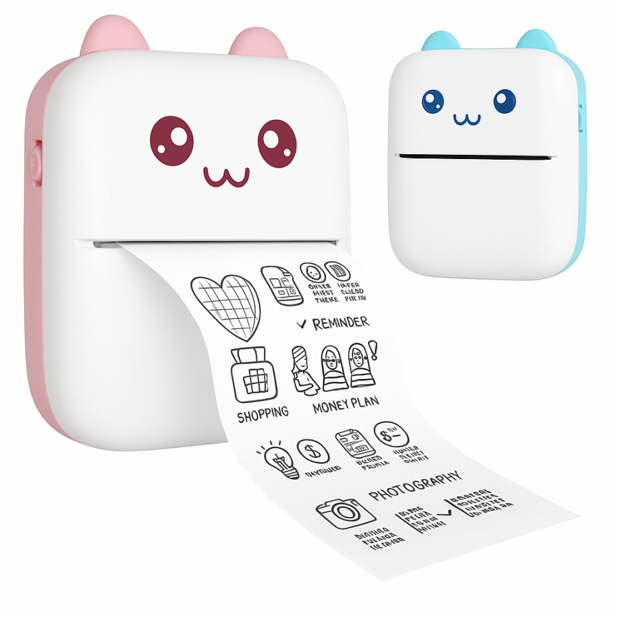 Дитячий міні-принтер LY-868 - портативний термопринтер з Bluetooth